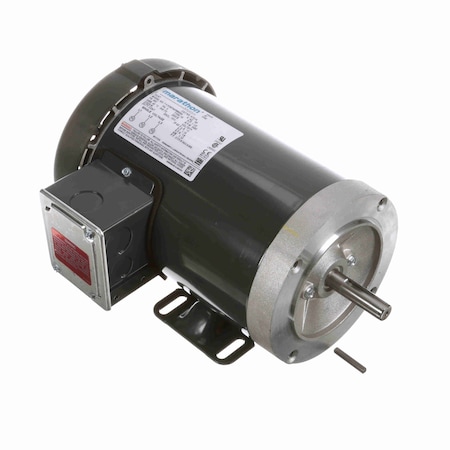 Leeson Motor 1.50 Hp General Purpose Motor, 3 Phase, 3600 Rpm, 575 V, 56C Frame, Tefc K721A